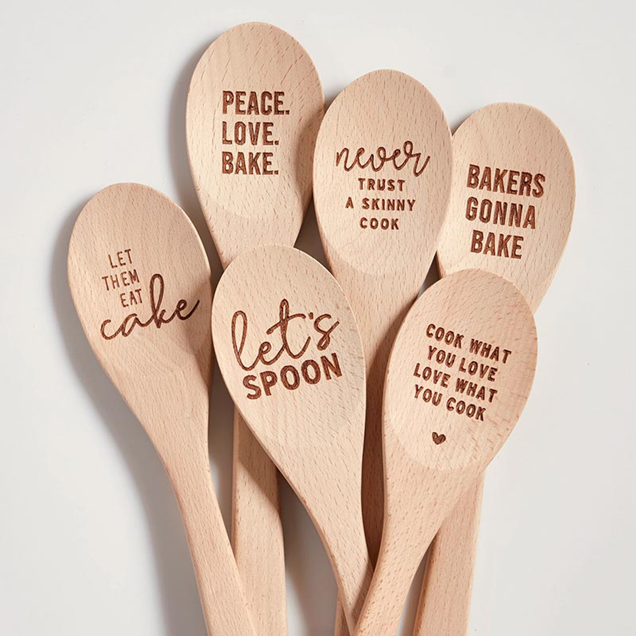Wood Spoon - Cooking With Love Provides Food for the Soul