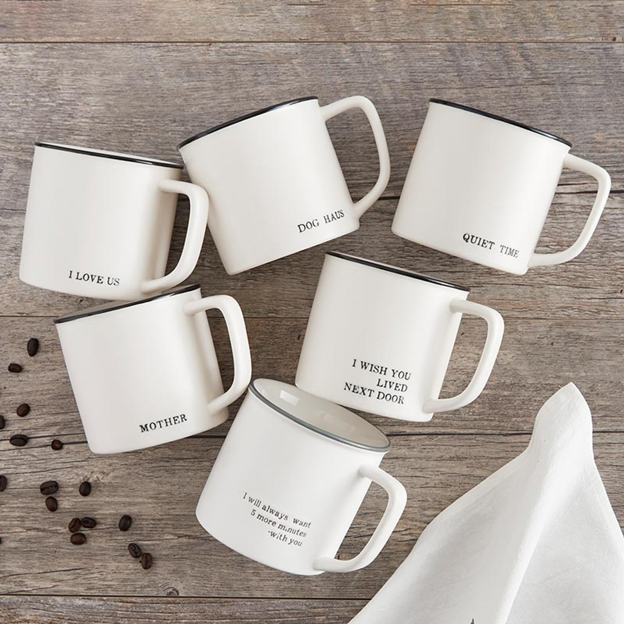 Santa Barbara Design Studio Face to Face Coffee Mug - Thumbnail 3