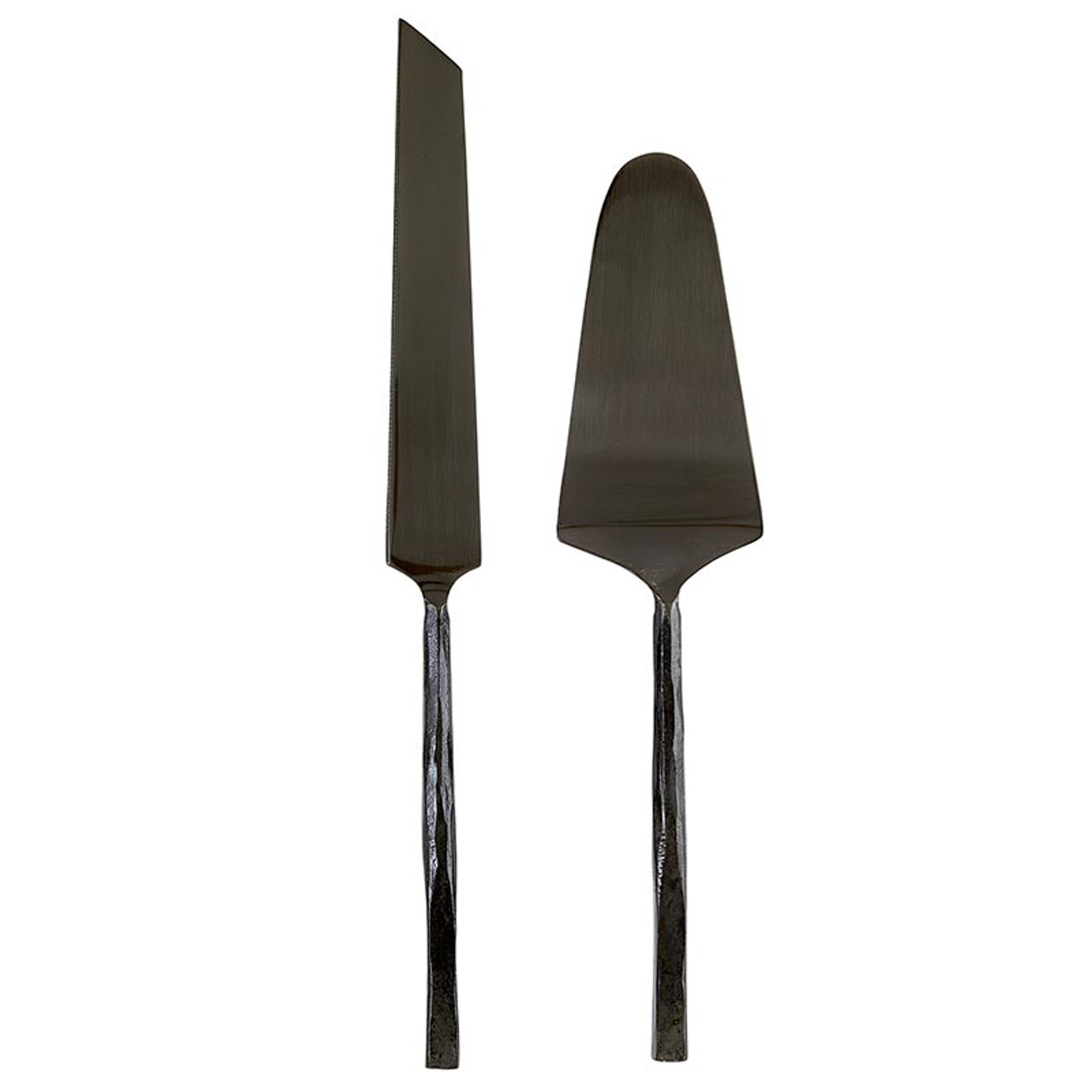 Santa Barbara Matte Black Cheese Knives Book Box