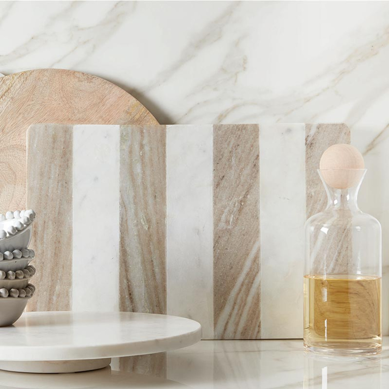 White Marble Pinch Pot - [Consumer]Santa Barbara Design Studio