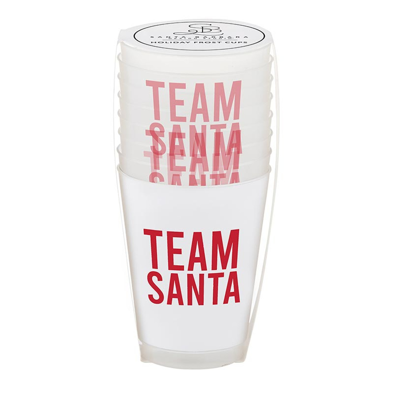 Face to Face Frost Cups - Relatives - Set of 8 - Santa Barbara