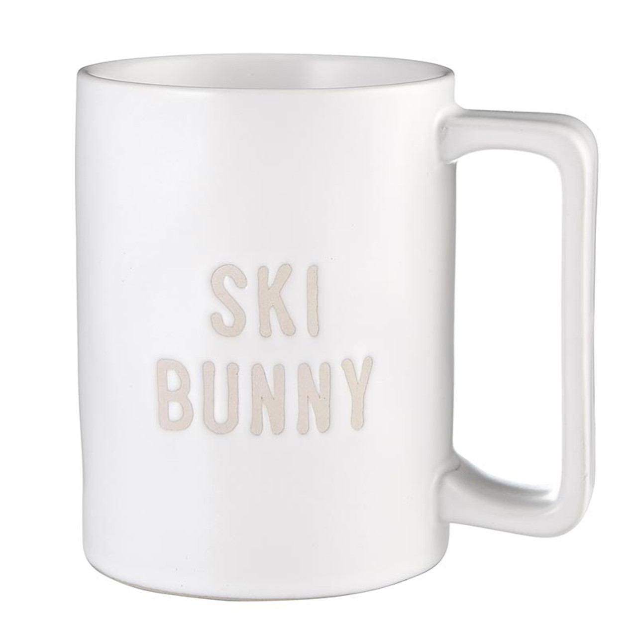 Face To Face Tall Coffee Mug - Ski Bunny - Santa Barbara Design Studio