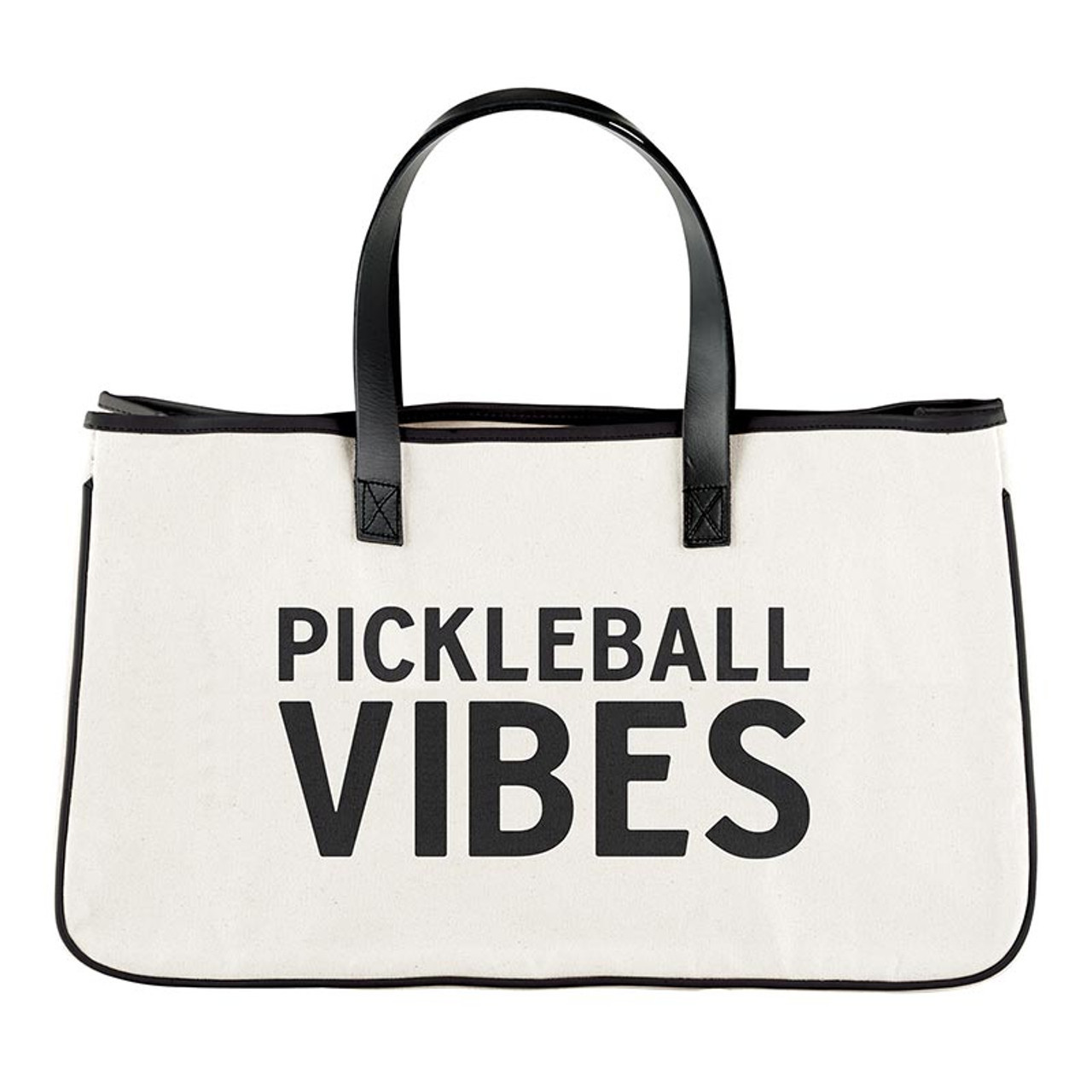 Canvas Tote - Pickleball Vibes - [Consumer]Santa Barbara Design Studio
