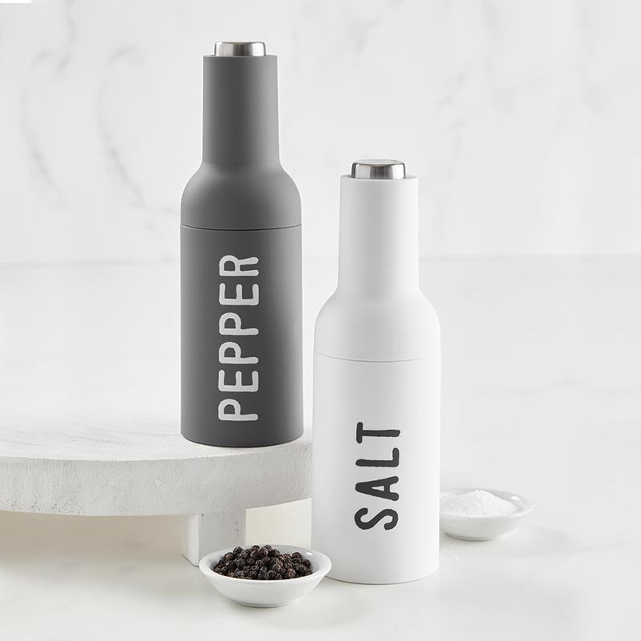 Face to Face Electric Matte Grey Pepper Grinder - Santa Barbara Design  Studio