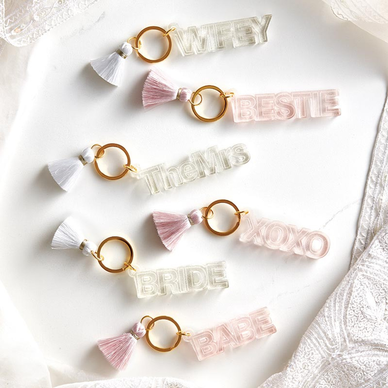 Acrylic Keychain - XOXO - [Consumer]Santa Barbara Design Studio