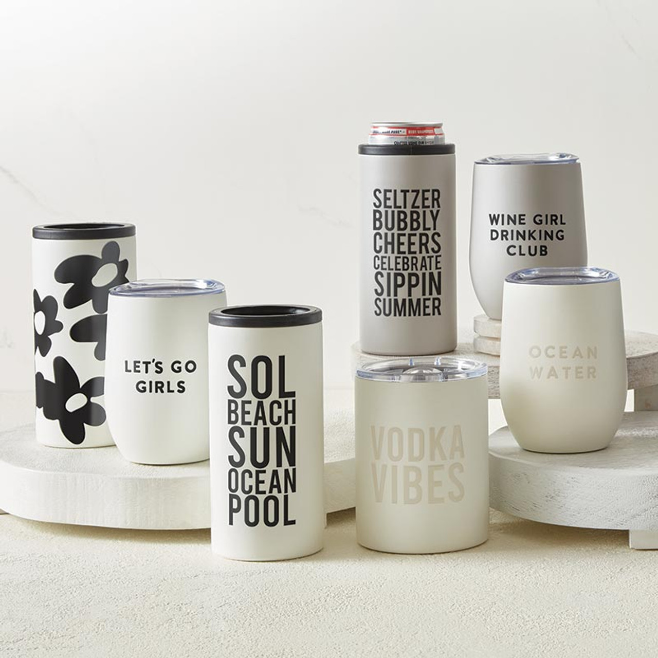 Skinny Tumbler with Straw - Mama - Santa Barbara Design Studio