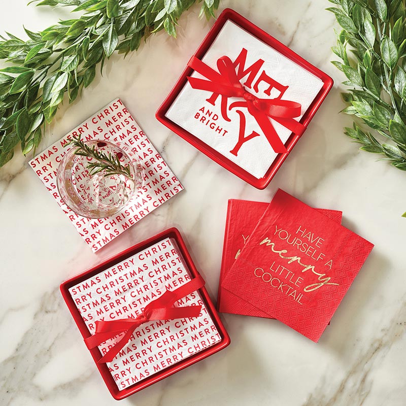 Santa Barbara Design Studio Ceramic Tray and Napkins - Thumbnail 5