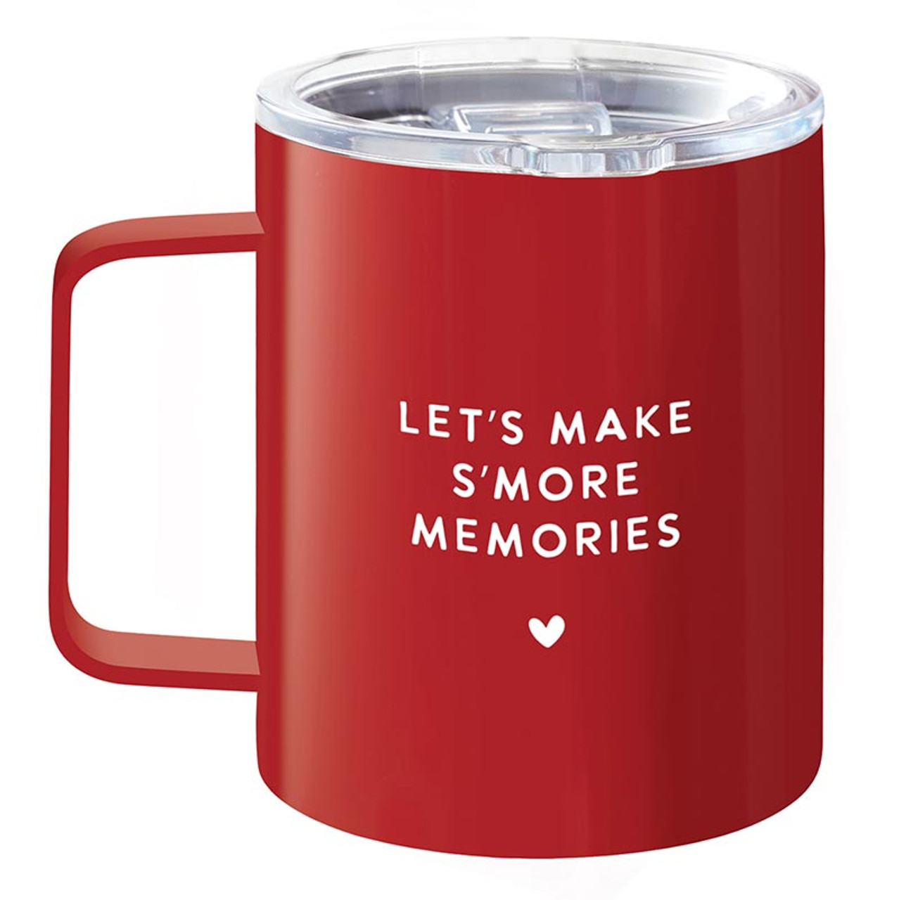 S'mores Stainless Steel Mugs - Let's Make S'more Memories - Santa