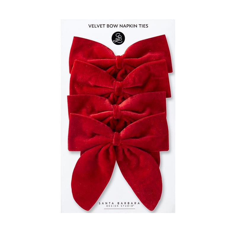 Luxe Velvet Napkin Ties - Thumbnail 3