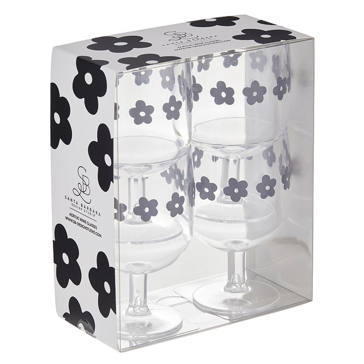 Wine Tumbler - Floral - Santa Barbara Design Studio