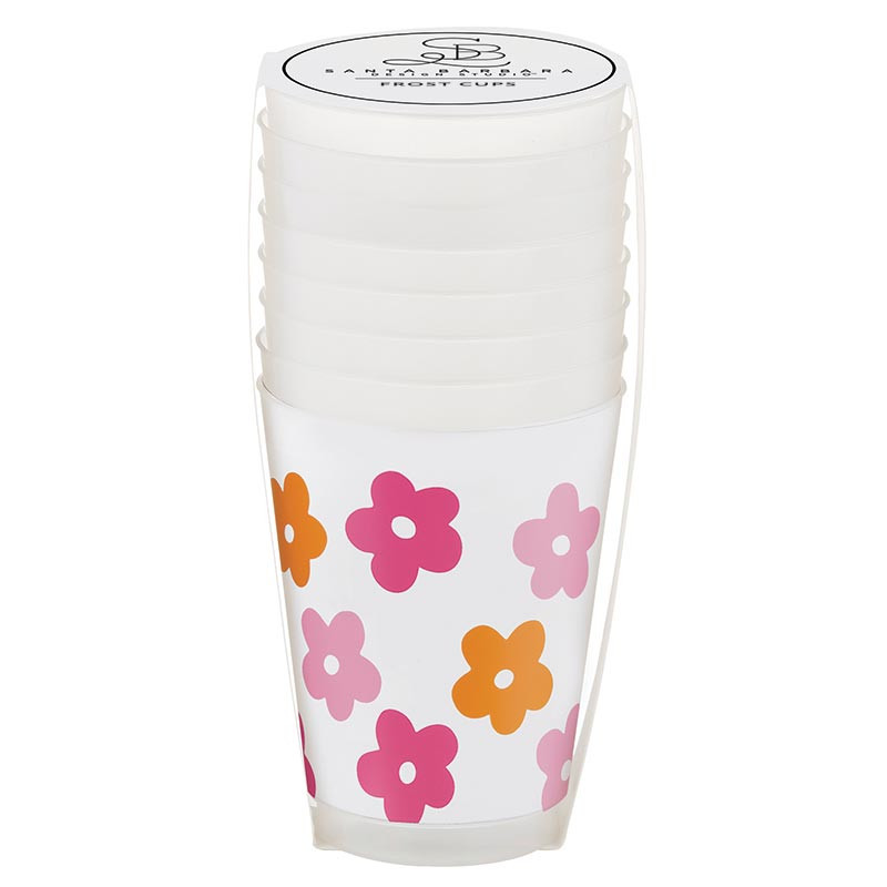 Creative Brands - Frost Cup 16oz - Flowers Multi
