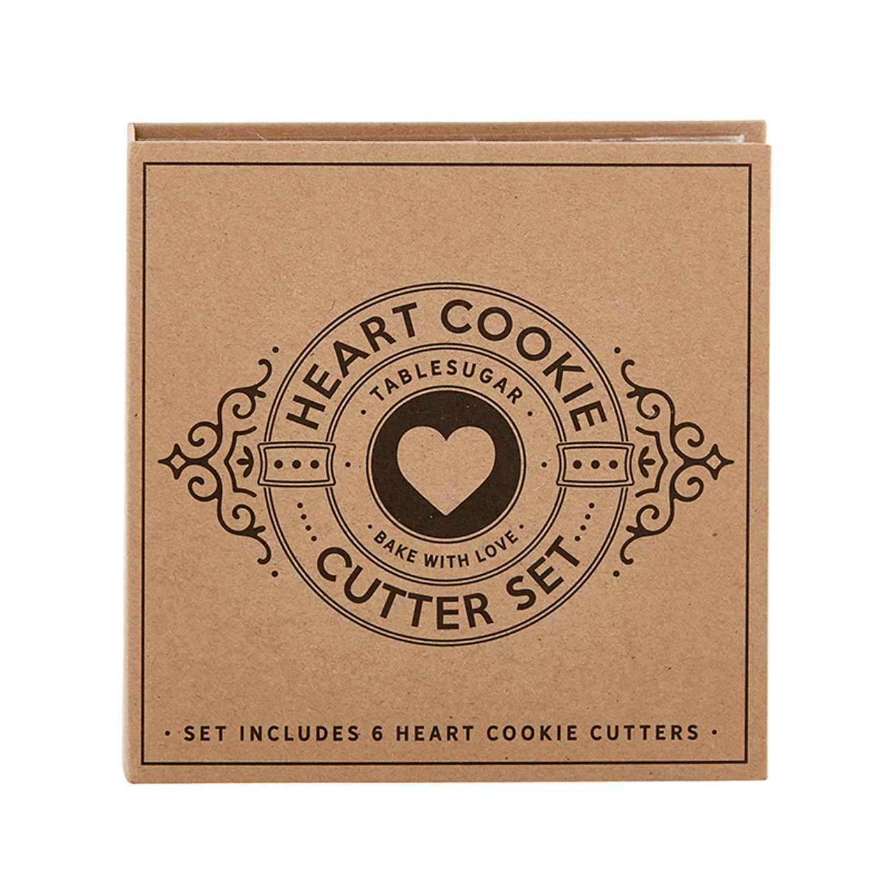 Heart Cookie Box Cookie Cutter Set | Fondant Cutters | Clay Cutters