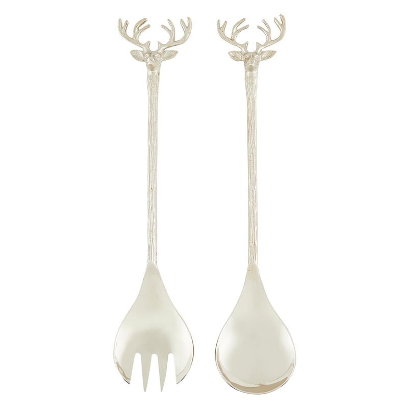 Santa Barbara Design Studio Stag Salad Serving Set - Thumbnail 3