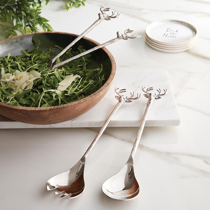 Santa Barbara Design Studio Stag Salad Serving Set