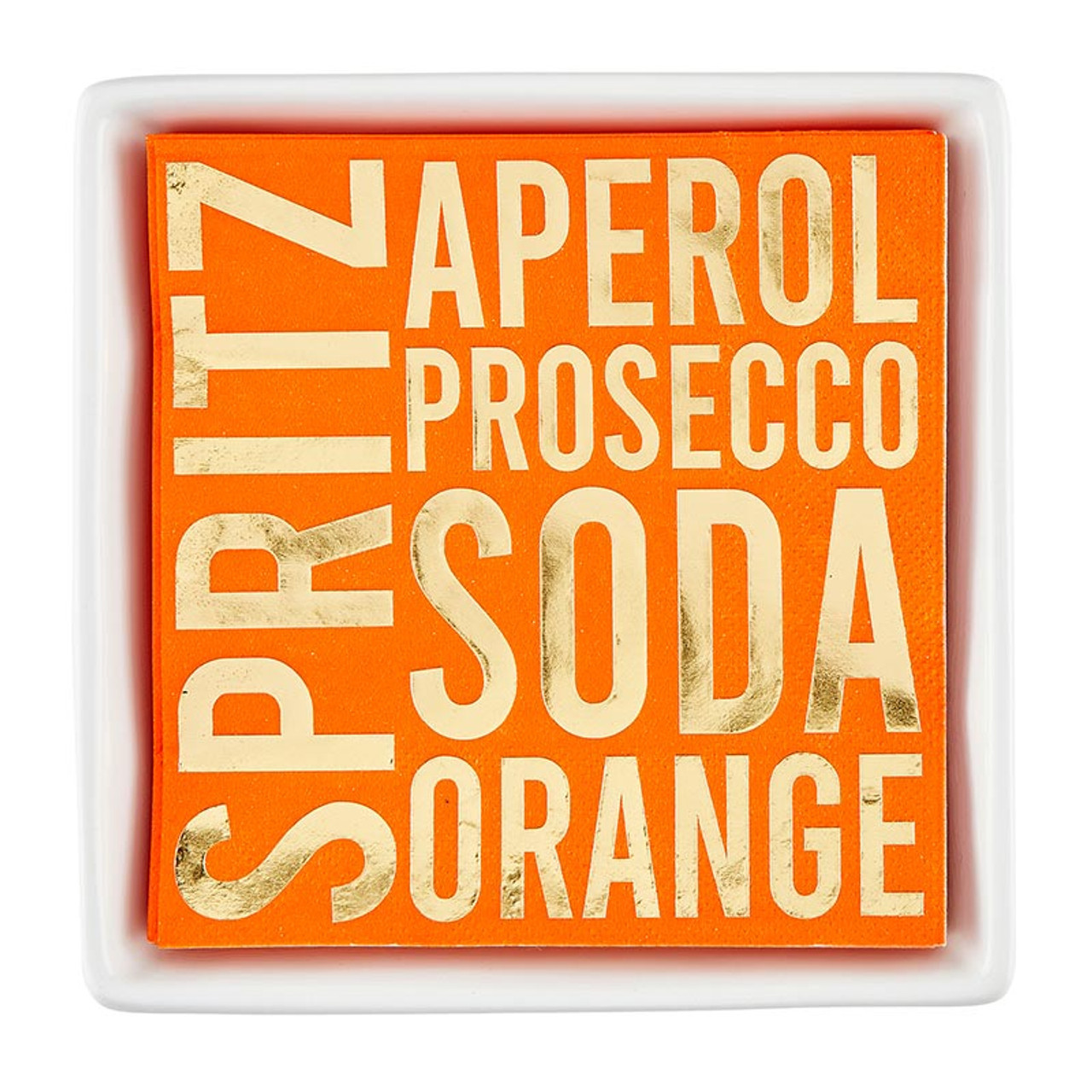 Ceramic Napkin Tray + Napkins - Spritz - Thumbnail 4