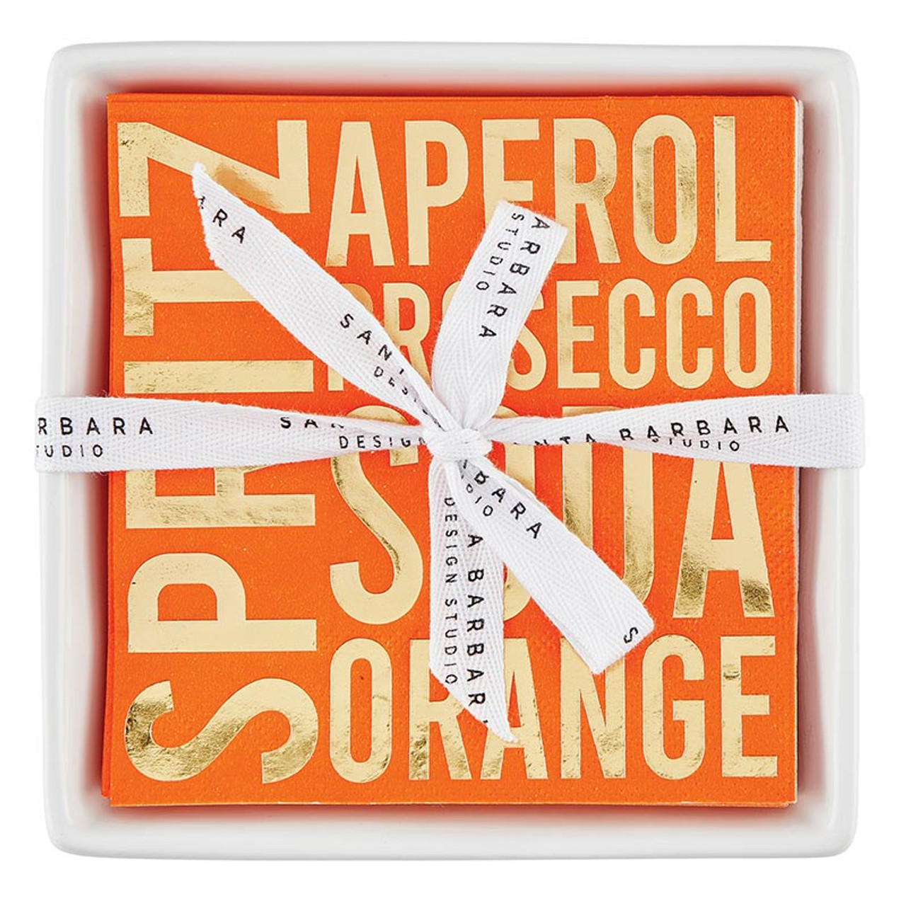 Ceramic Napkin Tray + Napkins - Spritz - Thumbnail 5