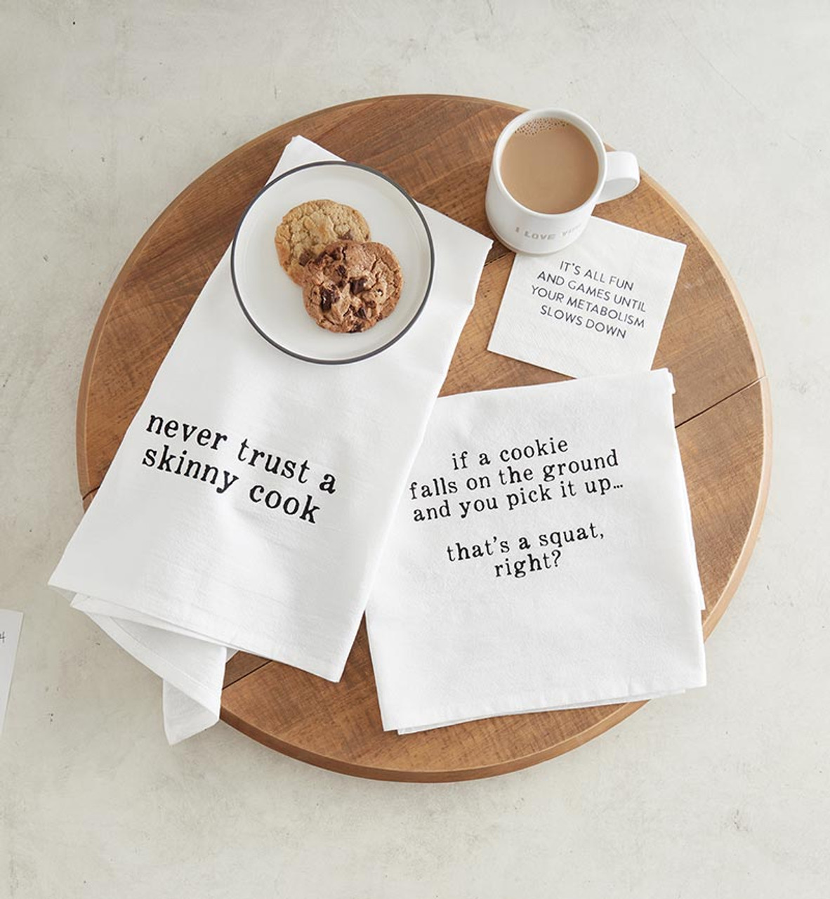 Santa Barbara Design Studio Face to Face Cocktail Napkins