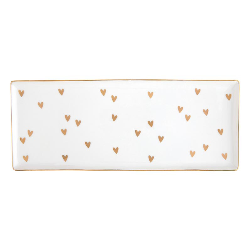 Santa Barbara Design Studio Hearts Ceramic Tray - Thumbnail 3