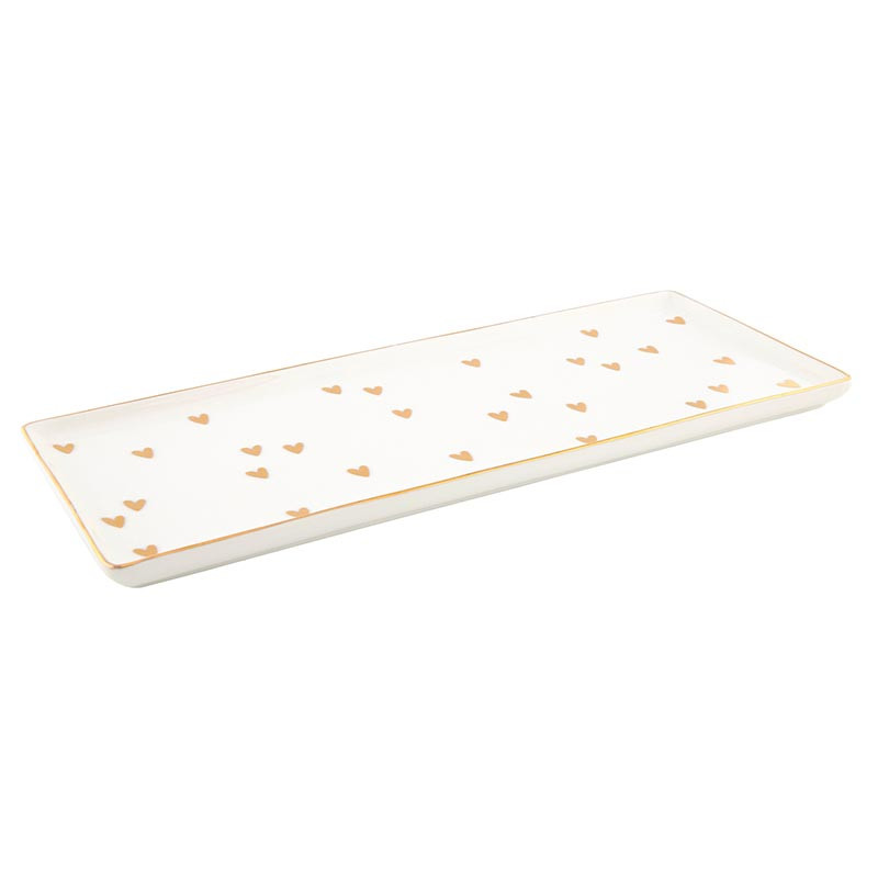 Santa Barbara Design Studio Hearts Ceramic Tray - Thumbnail 2