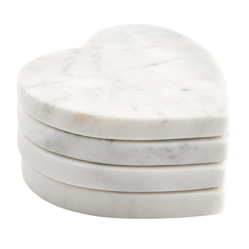 Marble Heart Coaster