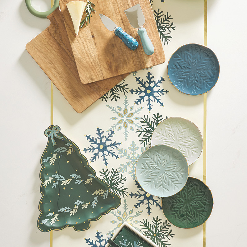 Ceramic Appetizer Plate - Snowflake - Thumbnail 5