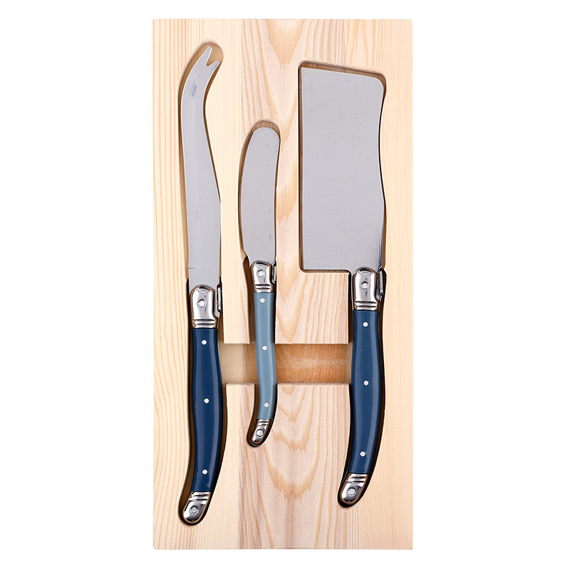 Blue Charcuterie Knives - Set of 3 - [Consumer]Santa Barbara
