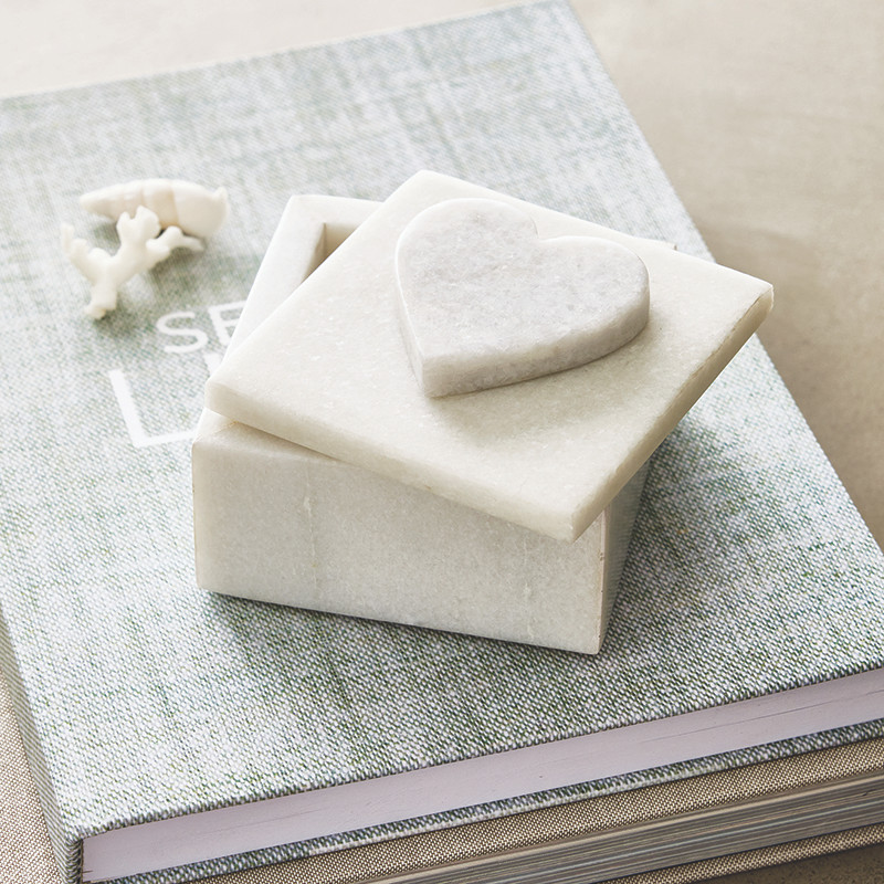 Marble Heart Box