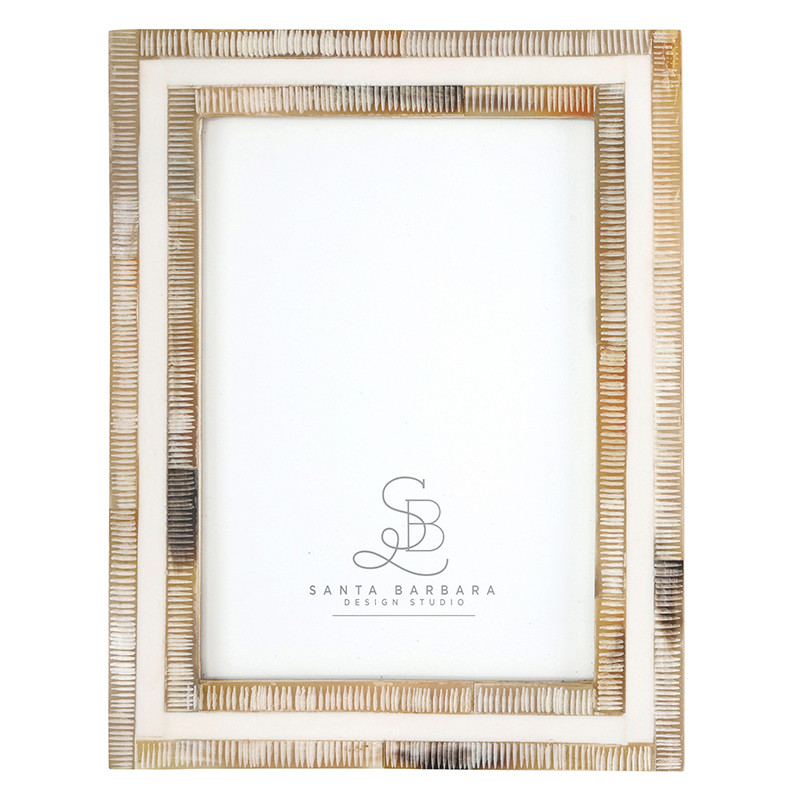 White Horn Photo Frame - Bordered - 5x7 - [Consumer]Santa Barbara ...