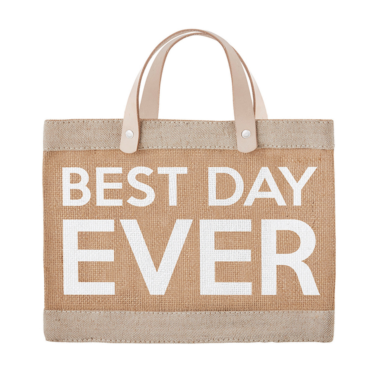 Farmer's Market Mini Tote - Best Day Ever - Santa Barbara Design