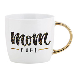 Mom Fuel Gold Handle Mug B3516 Mom Fuel Gold Handle Mug B3516