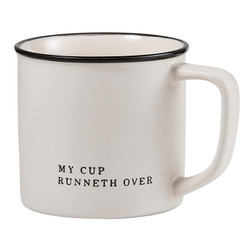F2F My Cup Runneth Coffee Mug G2980