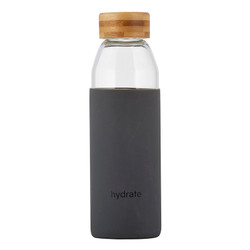 Hydrate-Gls Bottle Bamboo Lid D4401