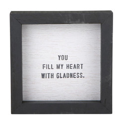 F2F Fill My Heart 6 X 6 Framed G3066