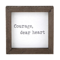 F2F Courage, Dear 6 X6 Framed G3064