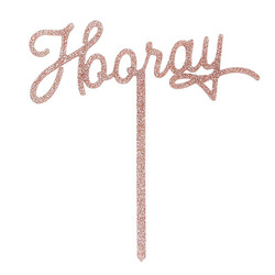 Acrylic Cake Topper - Hooray G5204