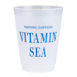 Face to Face Frost Cups - Vitamin Sea - Set of 8