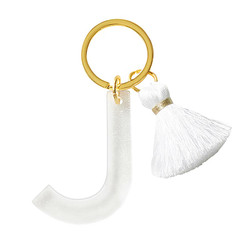 Acrylic Letter Keychain - J L1650