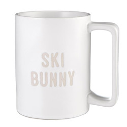 Face To Face Tall Coffee Mug - Ski Bunny