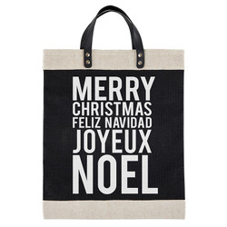 Black Market Tote-Merry Christmas