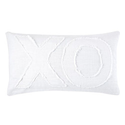 Lumbar Pillowcase - XO White