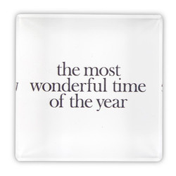 Face To Face 2x2 Lucite Block - The Most Wonderful Time of the Year