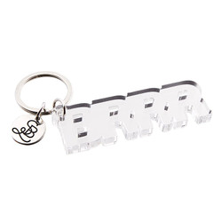 Face To Face Acrylic Word Key Chain - Brrr