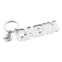 Face To Face Acrylic Word Key Chain - Cabin