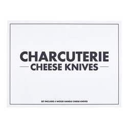 Face to Face Book Box - Cheese Knives - Set of 4