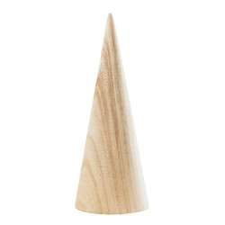 Natural Wood Cone Tree - Small
