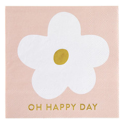 Cocktail Napkin - Oh Happy Day