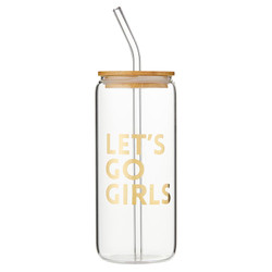 Glass Cold Brew Tumbler - Let's Go Girls