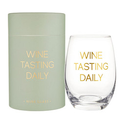 Stemless Wine Glass - Wine Tasting Daily