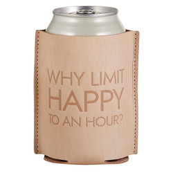 Leather Coozie - Happy Hour F1457