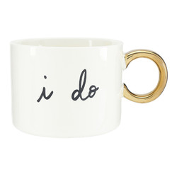 Ceramic Ring Mug - I Do/Me Too - Set of 2